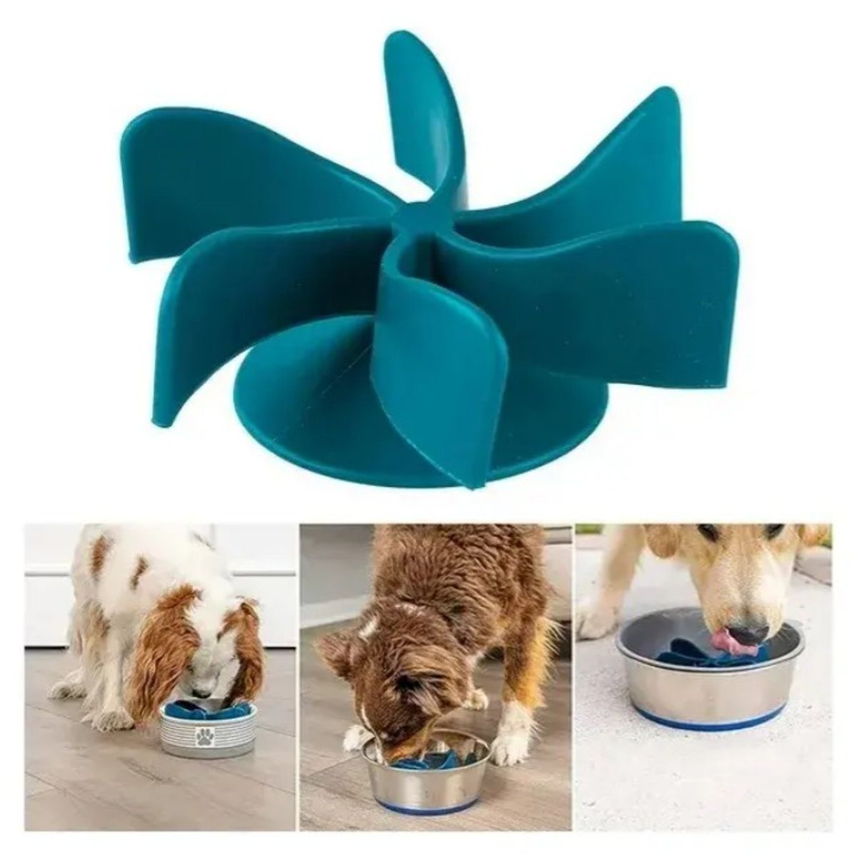 OEM - Comedero Lento Para Mascotas Inserto Antiahogo Silicona