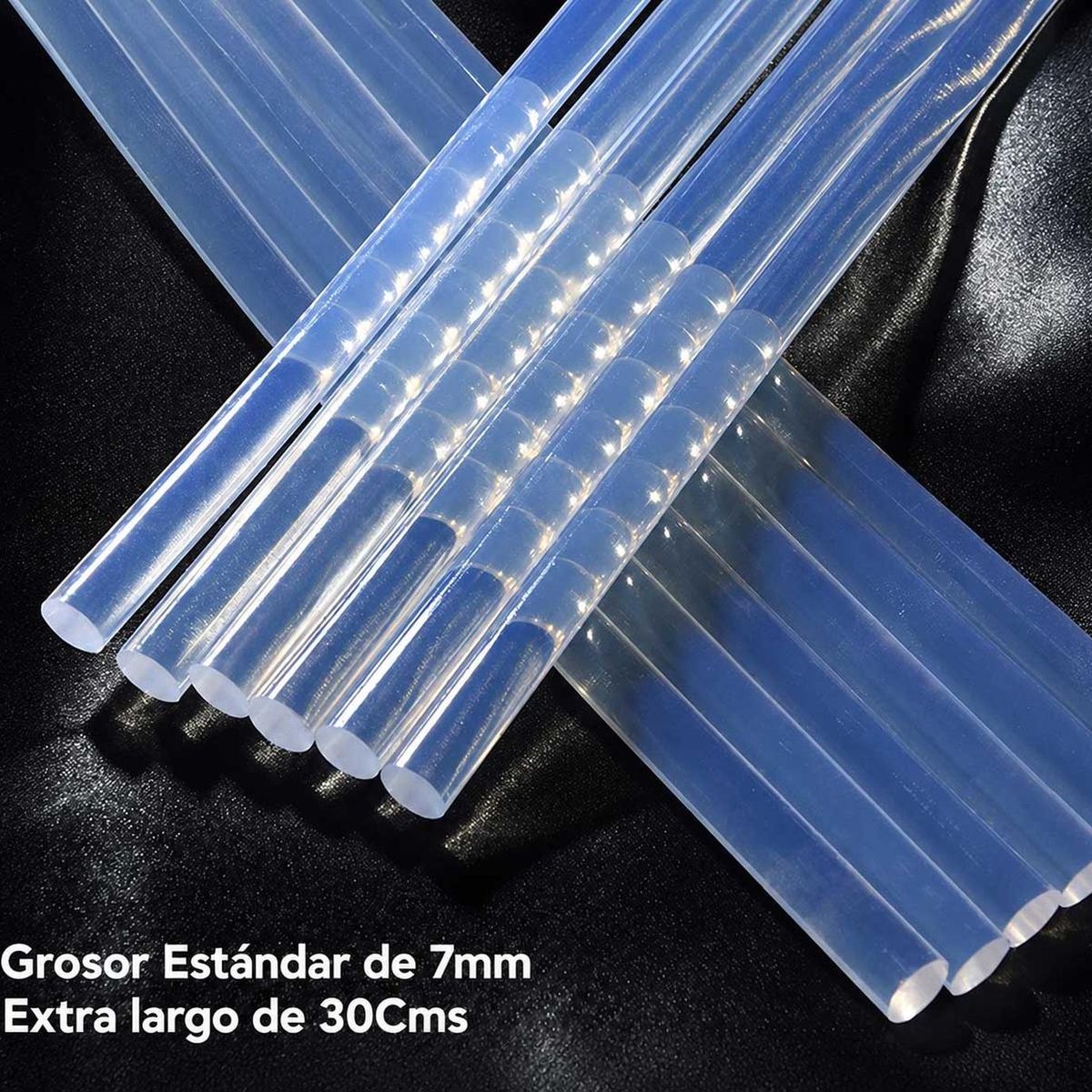 GEN - Barras XL Silicona Caliente Transparente Pegamento Adhesivo
