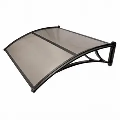 DVP - Alero Ultra Policarbonato Curvo Bronce 1,0x1,2mts