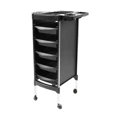 ROHS - Carro Ayudante Multifuncional Peluquería Barbería Color Negro