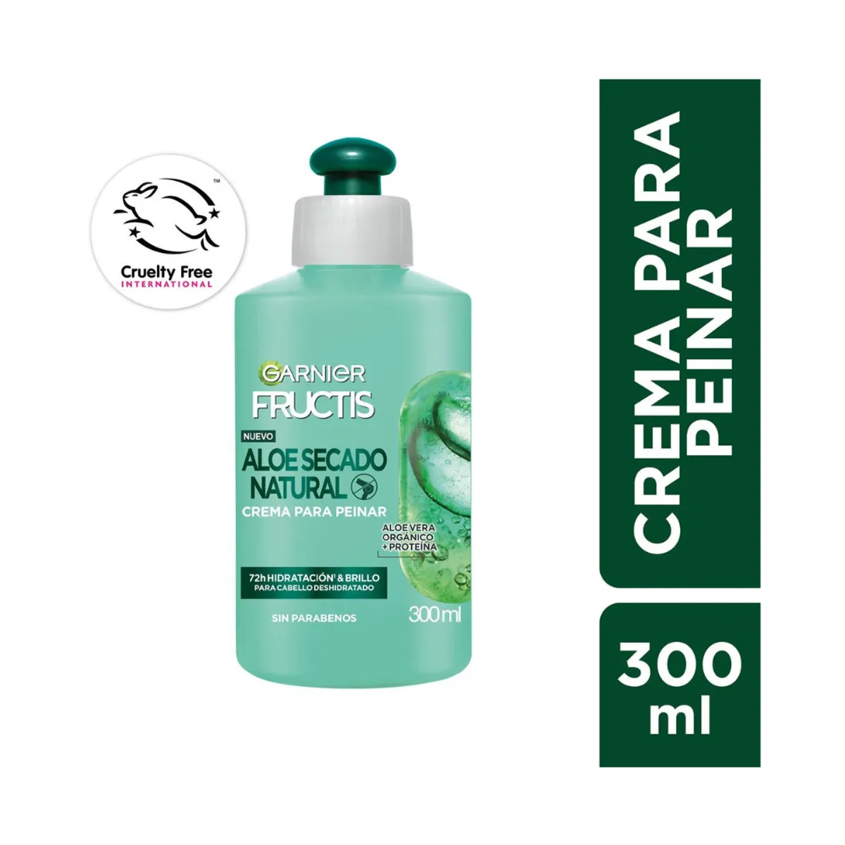 GARNIER - Crema de Peinar Aloe Secado Natural 300 ML - GARNIER