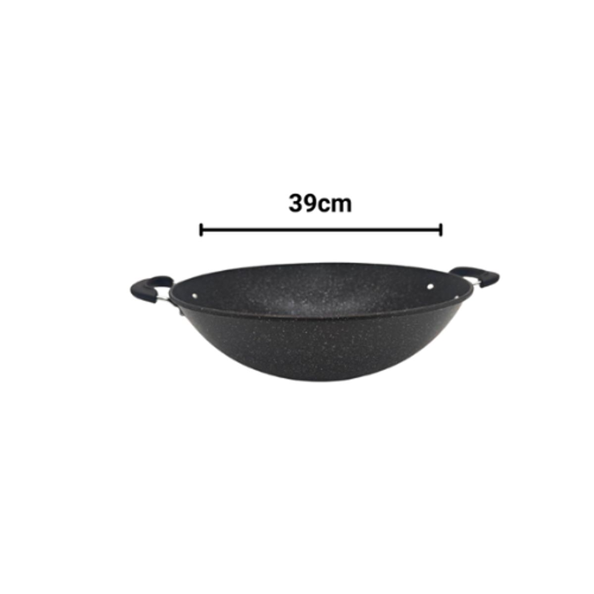 GENERICO - Sartén Wok 39 cm Color Negro