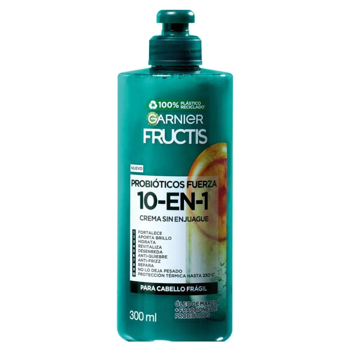 GARNIER - Crema Cabello Probióticos Fuerza Fructis 10 en 1 300 ML - GARNIER