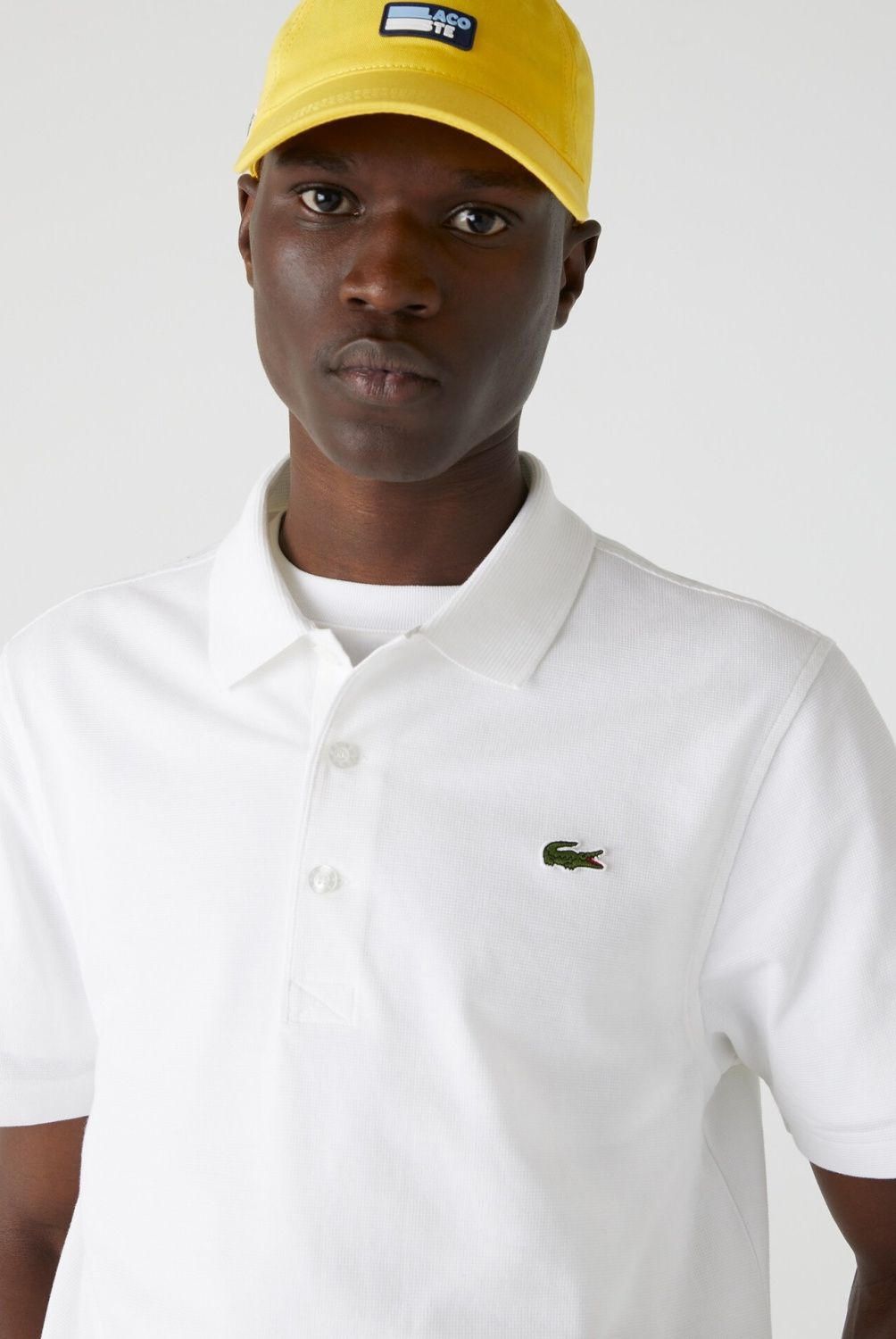 LACOSTE - Lacoste Polera Manga Corta Cuello Piqué Algodón Hombre
