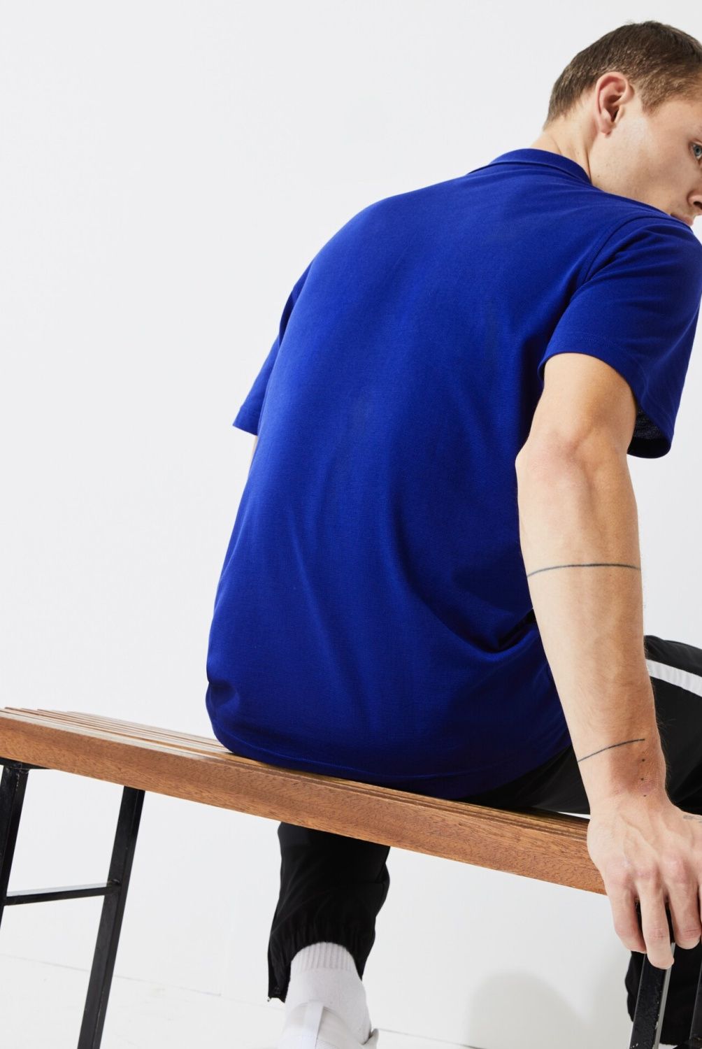 LACOSTE - Lacoste Polera Manga Corta Cuello Piqué Algodón Hombre