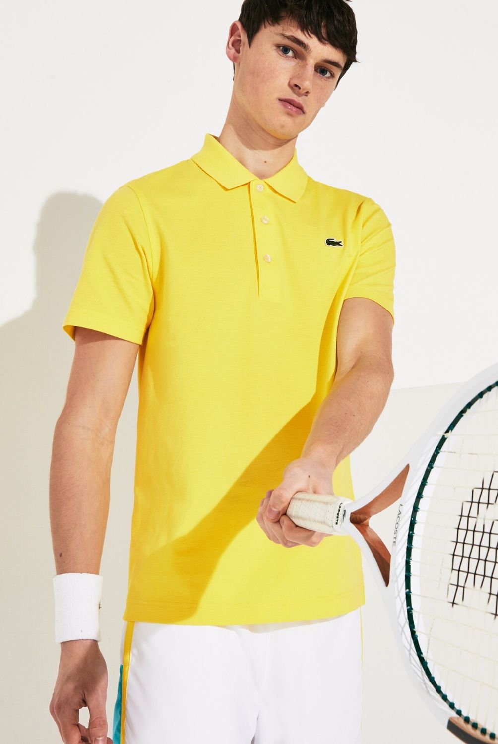 LACOSTE - Lacoste Polera Manga Corta Cuello Piqué Algodón Hombre