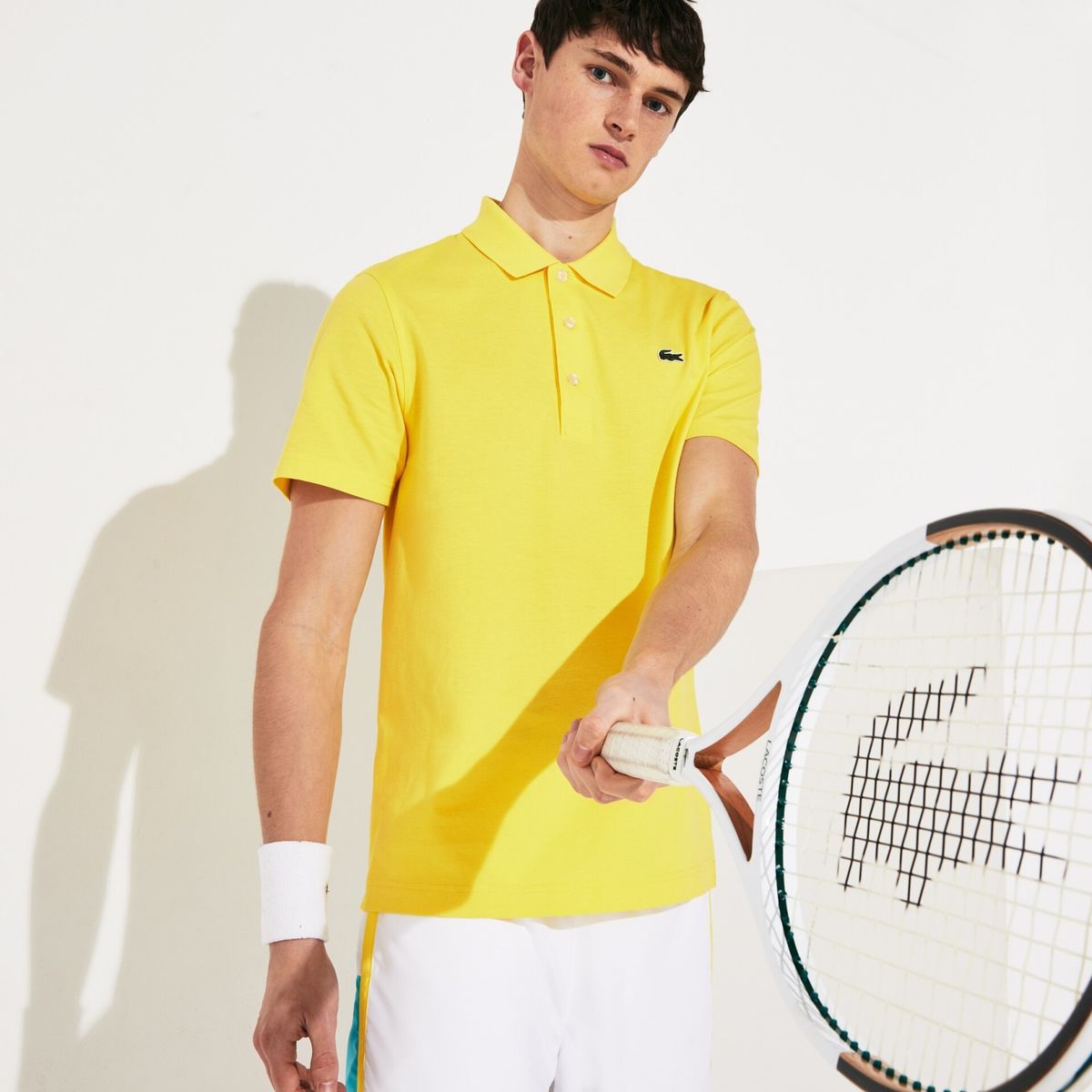 LACOSTE - Lacoste Polera Manga Corta Cuello Piqué Algodón Hombre