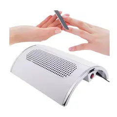 GENERICO - Extractor Colector de Polvo para Uñas 40W Profesional - Aspiradora de Manicure con 3 Ventiladores