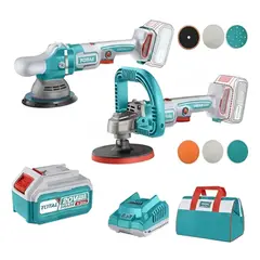 TOTAL TOOLS - Kit 2 Pulidora 180mm + 150mm 20v Total Tosli241191