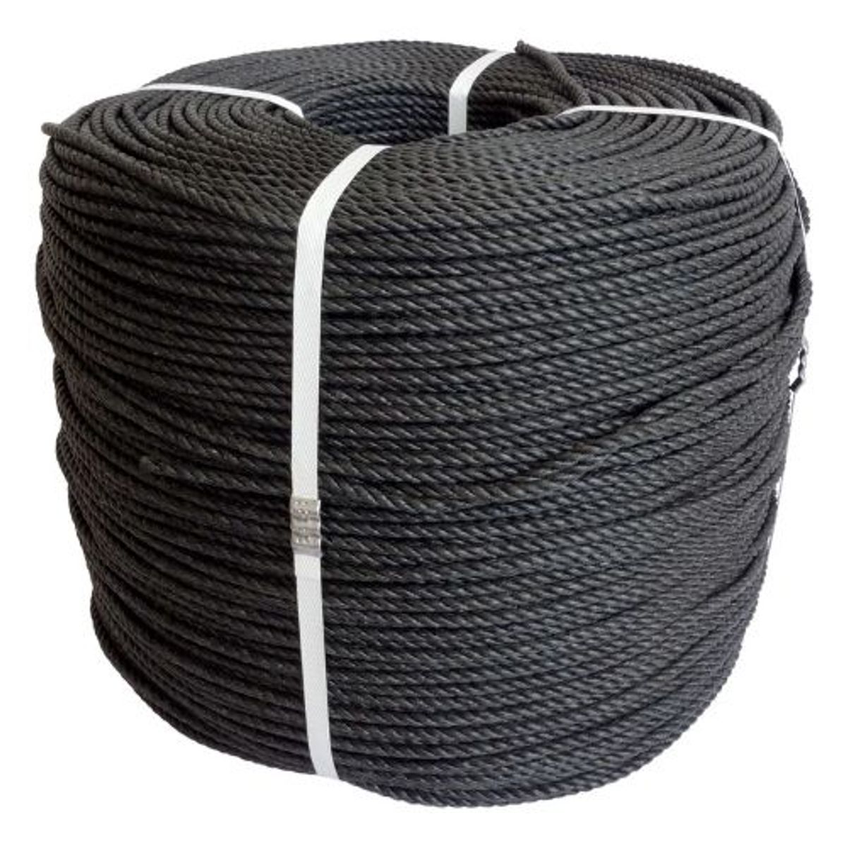 MARIENBERG - Cuerda Rafía de 20kg aprox 8mm Negro con Filtro UV 1 unidad