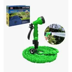 GENERICO - Manguera Retractil Expandible, Magic Hose 60 Mts Jardin