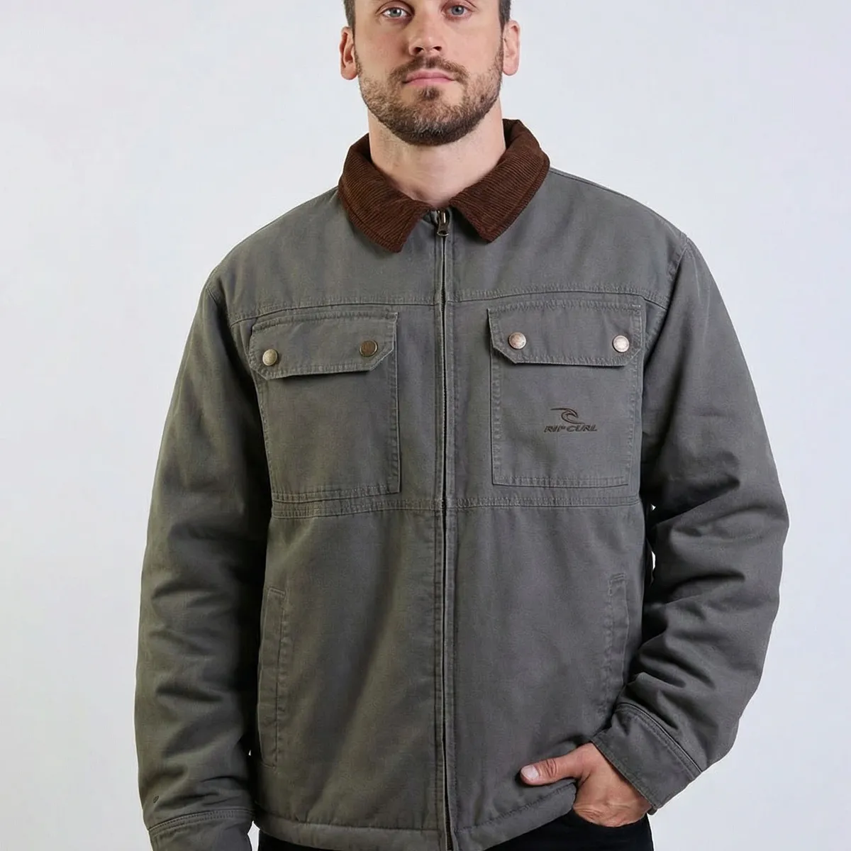 RIP CURL - Chaqueta Wave Verde Hombre Rip Curl