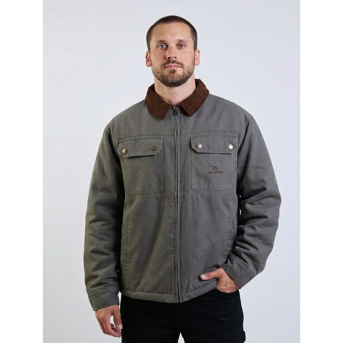 RIP CURL - Chaqueta Wave Verde Hombre Rip Curl