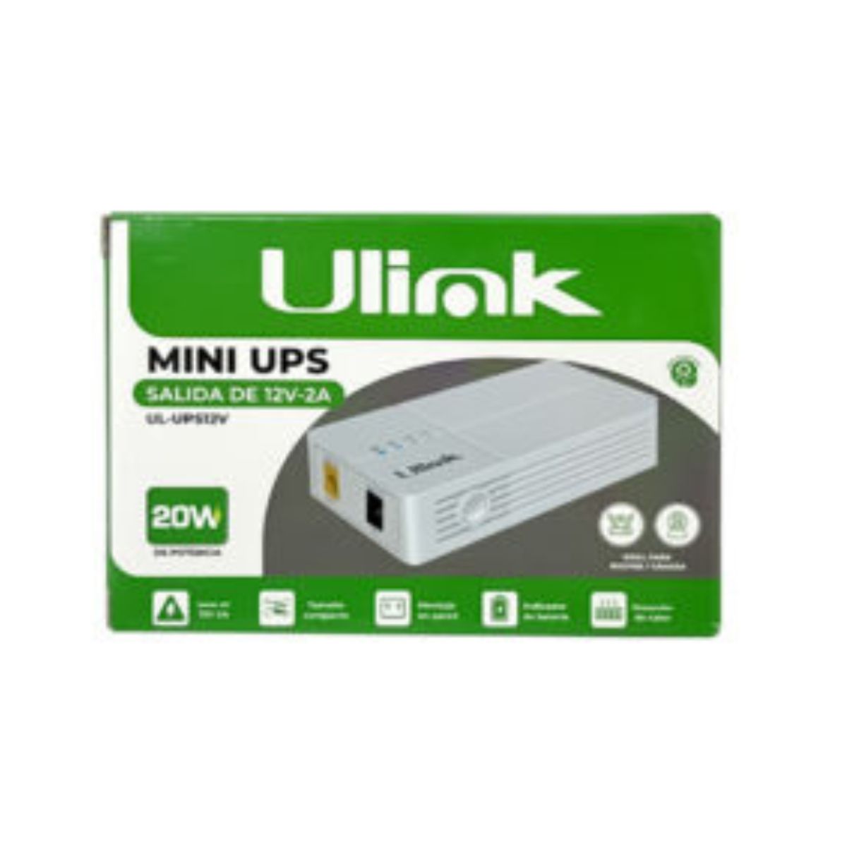 ULINK - Mini UPS de 7800mah 12V ModemCámaras