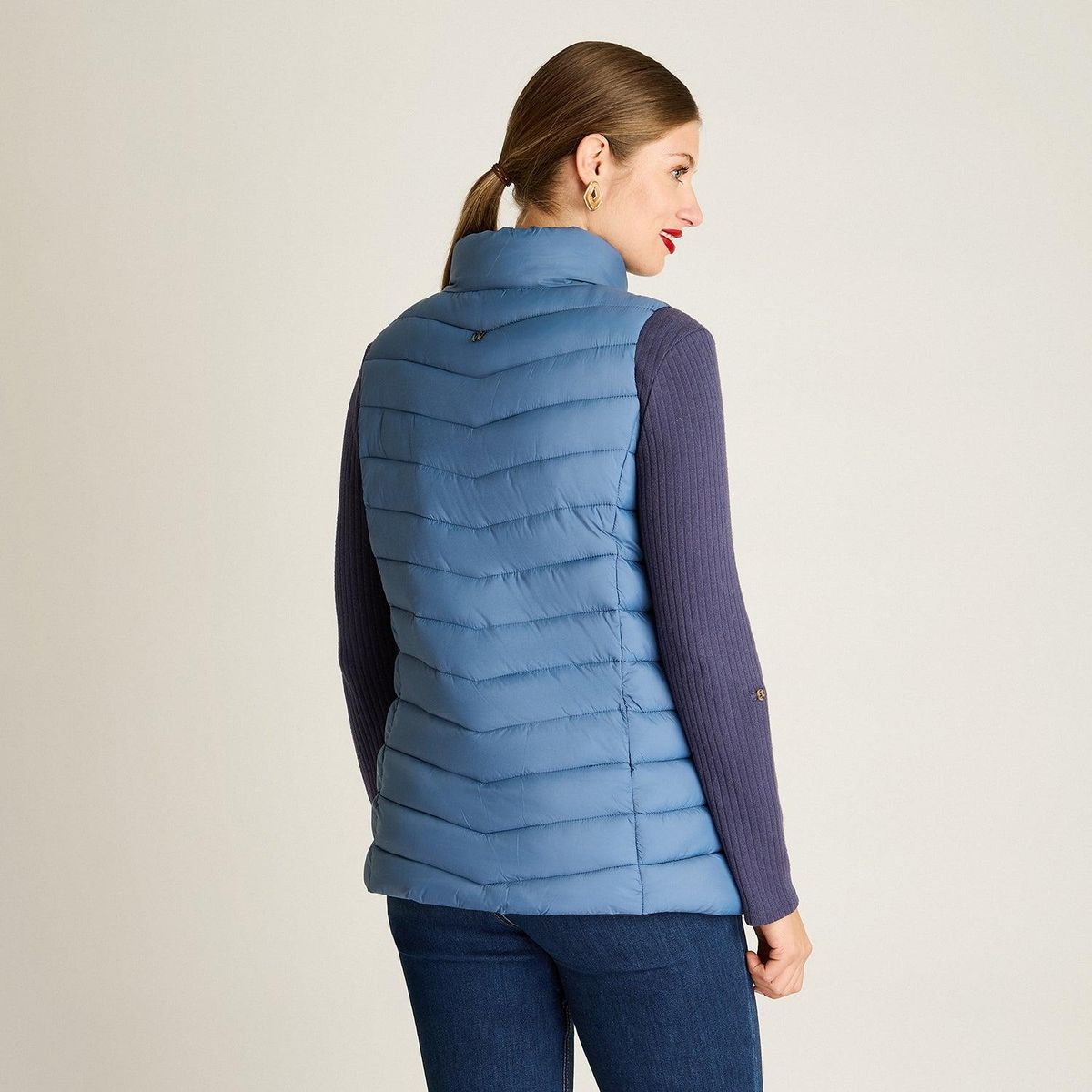 LORENZO DI PONTTI - Parka Sin Mangas Diseño Quilted