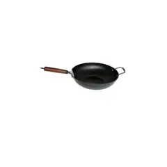 GENERICO - Sarten Wok Mango Madera 34 Cm