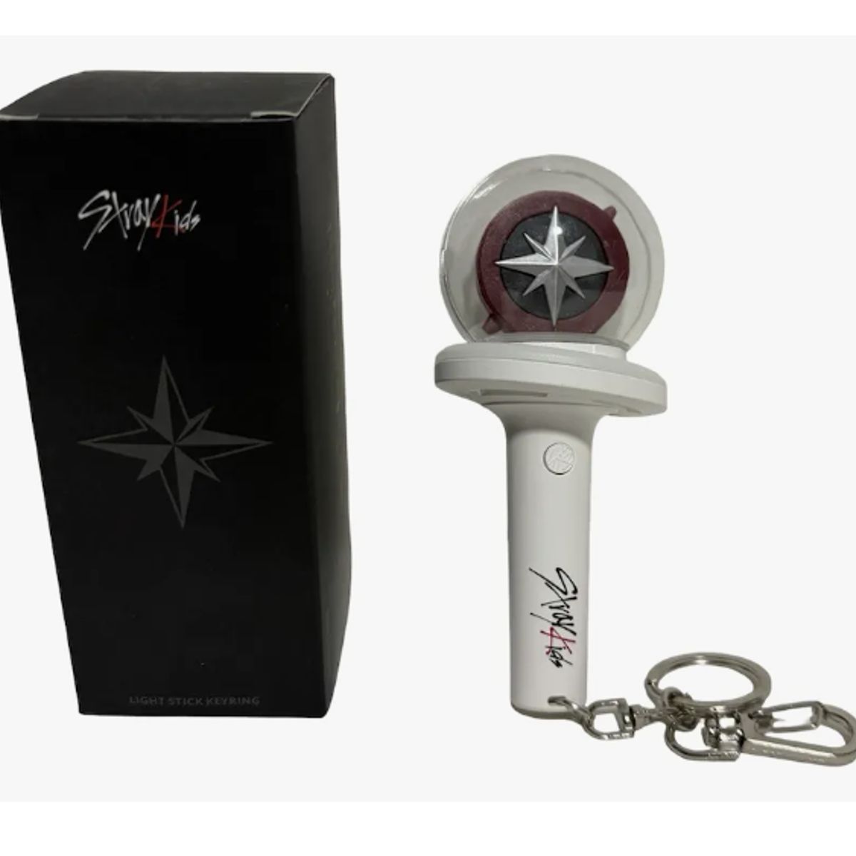 GENERICO - Llavero Stray Kids Luminoso Efectos K-pop 11cm Blanco