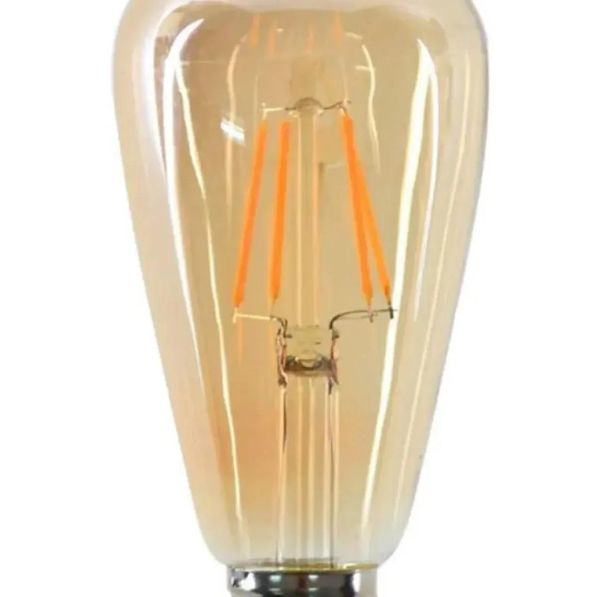 Ampolleta LED Edison E27 / 4 filamentos, marca WANT - Foto Principal