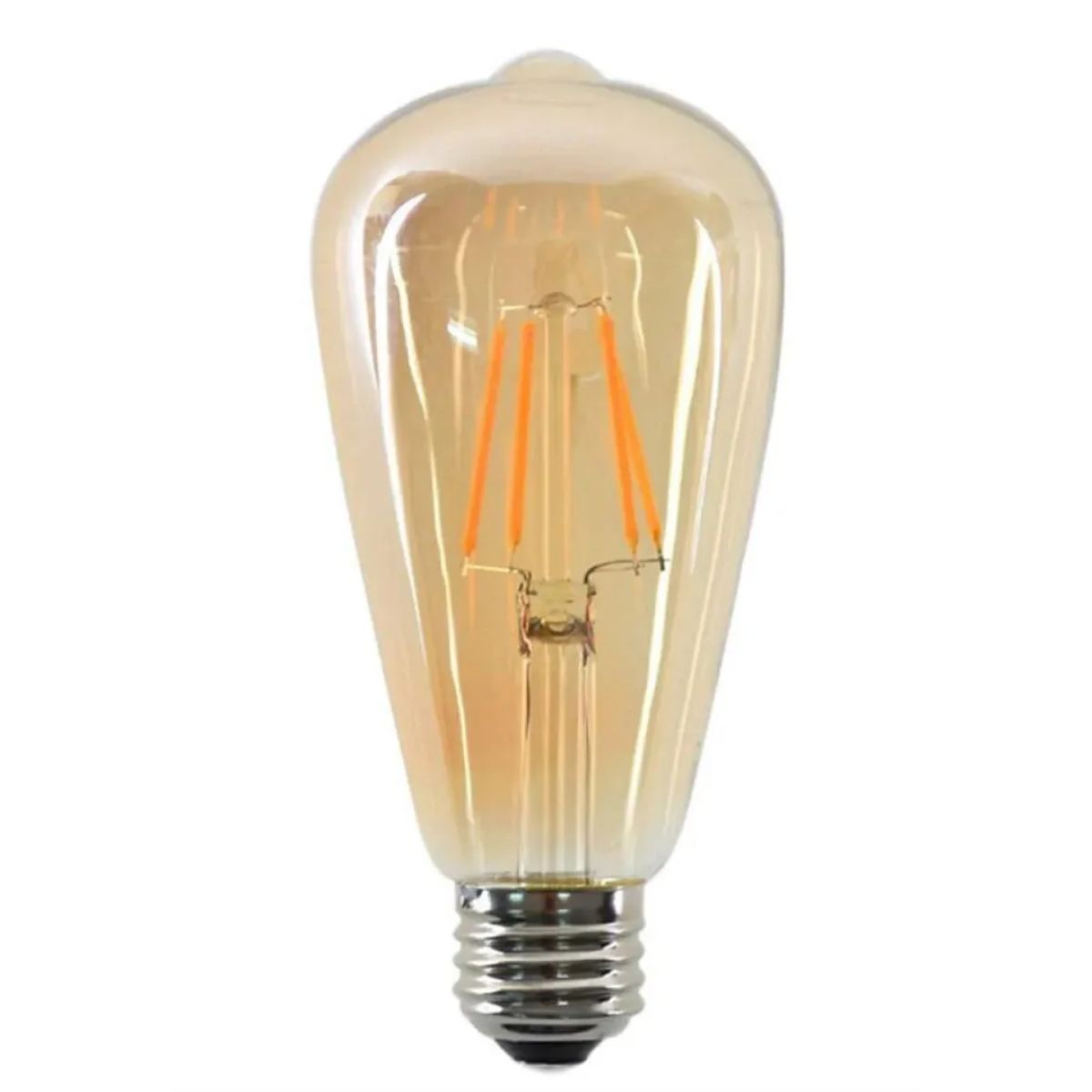 Ampolleta LED Edison E27 / 4 filamentos, marca WANT - Foto Principal