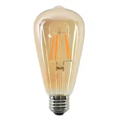 WANT - Ampolleta LED Edison E27 / 4 filamentos