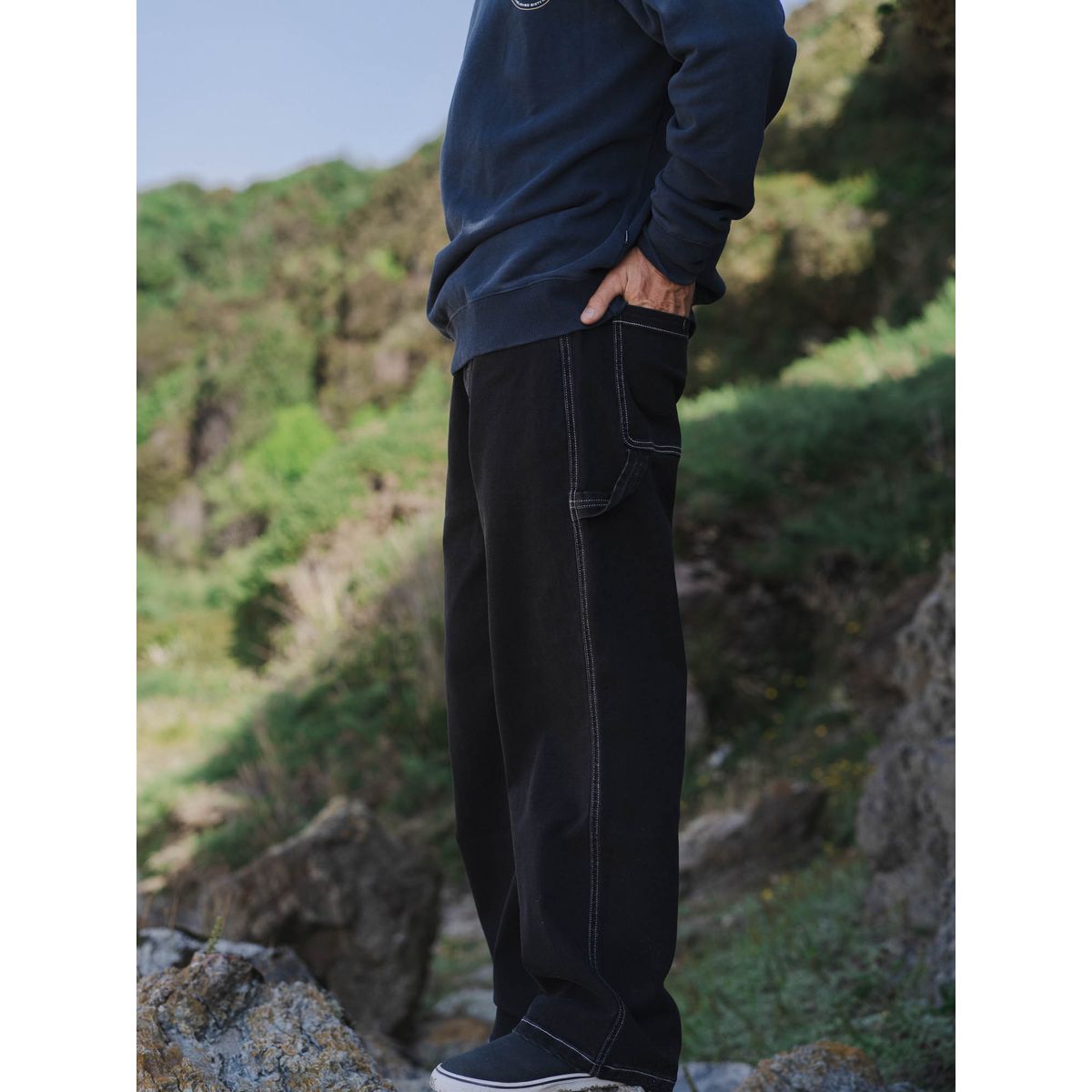 RIP CURL - Pantalon Ripwave Negro Hombre Rip Curl
