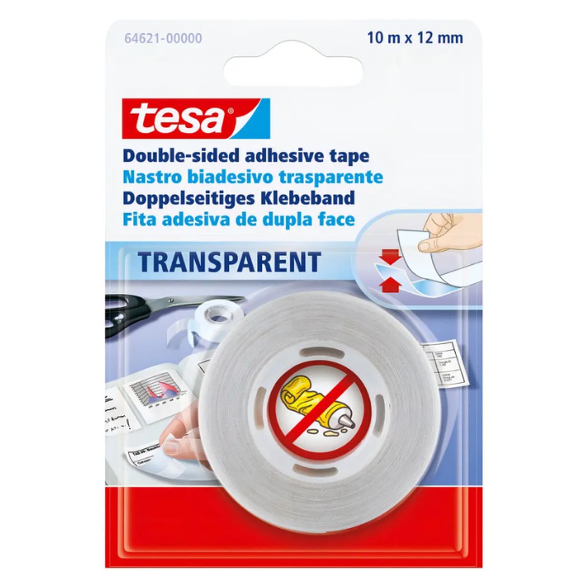 TESA - Cinta Doble Faz Objetos Livianos Tesa 12mm X 10m