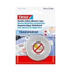 TESA - Cinta Doble Faz Objetos Livianos 12mm X 10m