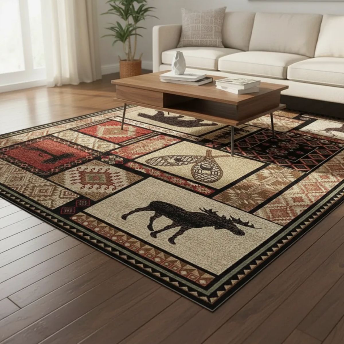 GENERICO - Alfombra de living hermosa y practica 150x200
