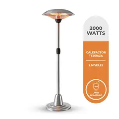 ANWO - Calefactor Eléctrico para Terraza de Pie 1000-2000W
