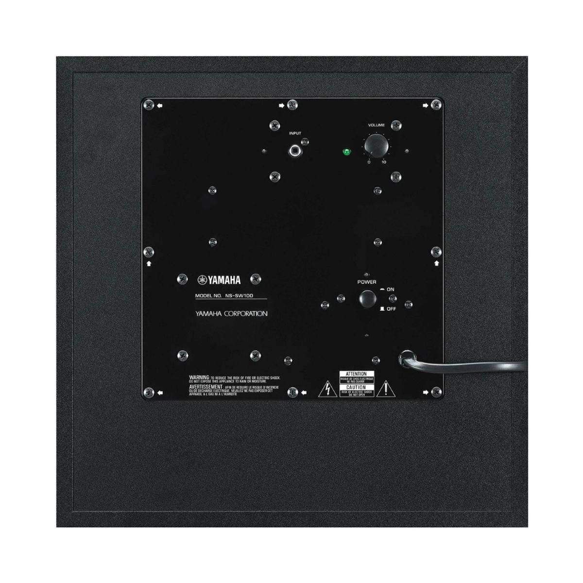 YAMAHA - Subwoofer Activo NS-SW100 Yamaha Negro