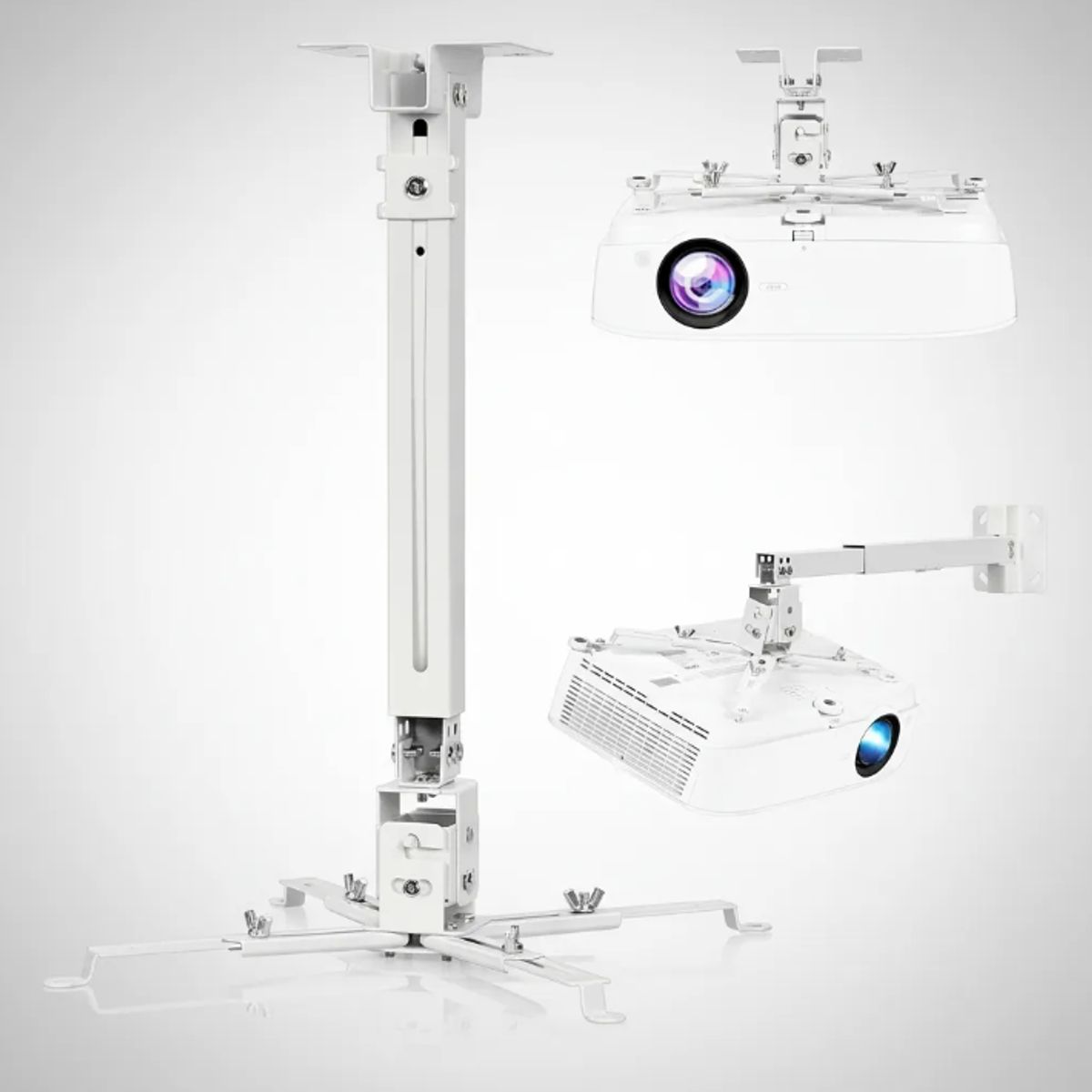 GENERICO - Soporte Con Brazo Techo Pared Para Proyector Data Firme