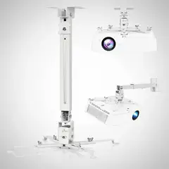 GENERICO - Soporte Con Brazo Techo Pared Para Proyector Data Firme