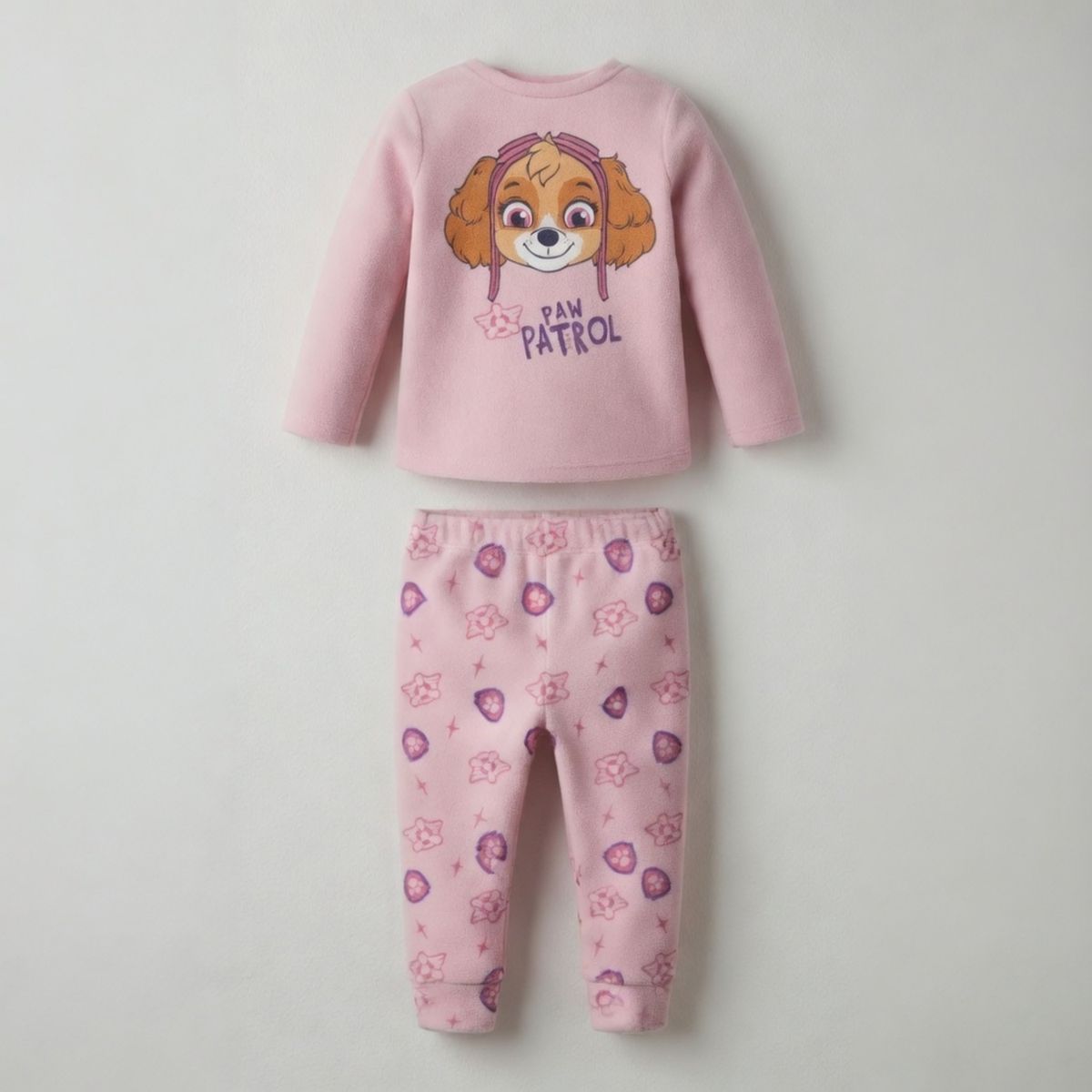 PAW PATROL - Pijama Manga Larga Niña Print Skye Rosado Paw Patrol