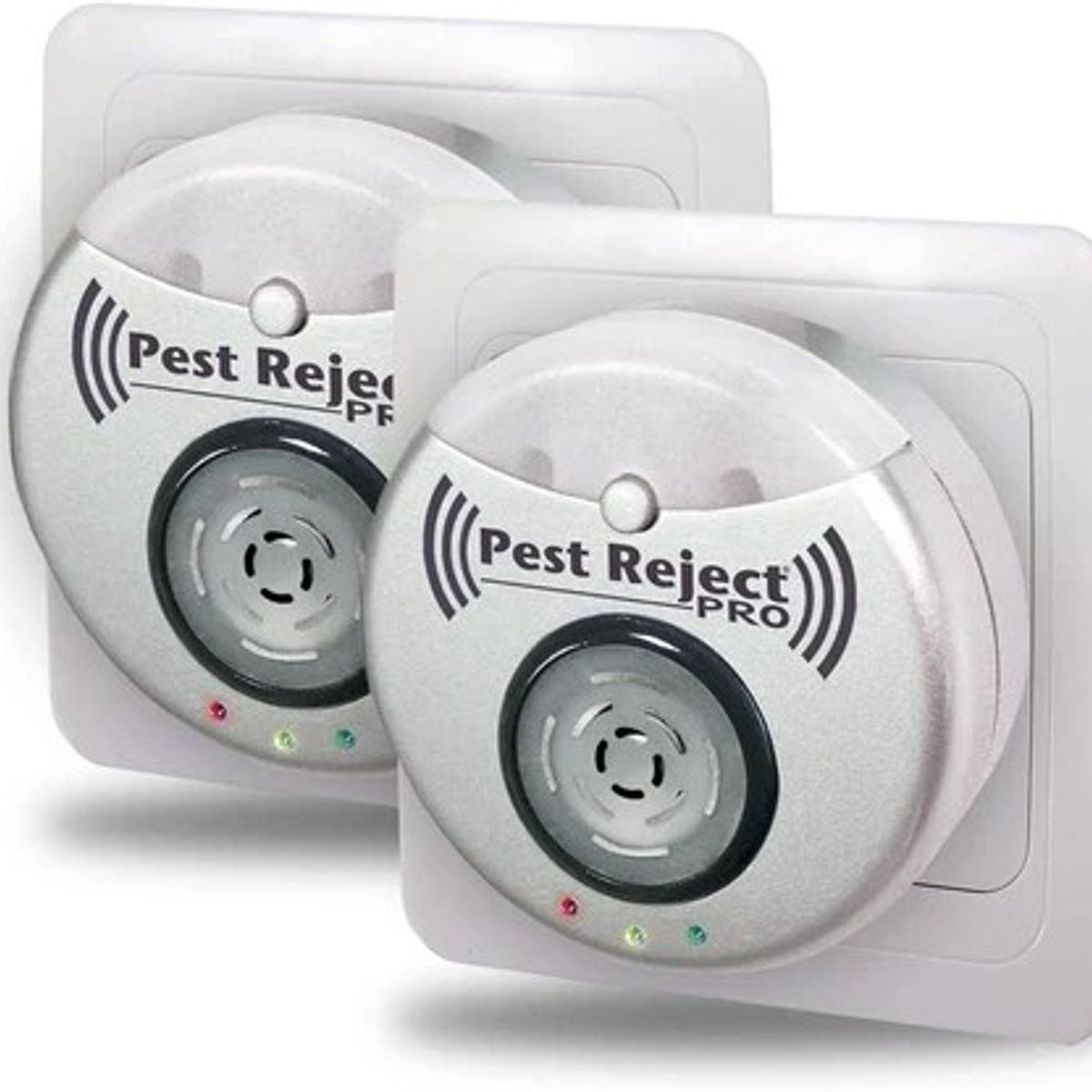 MOVI - Repelente Ultrasónico de Plagas 2 unidades Reject Pro – Control Electrónico para Insectos y Roedores