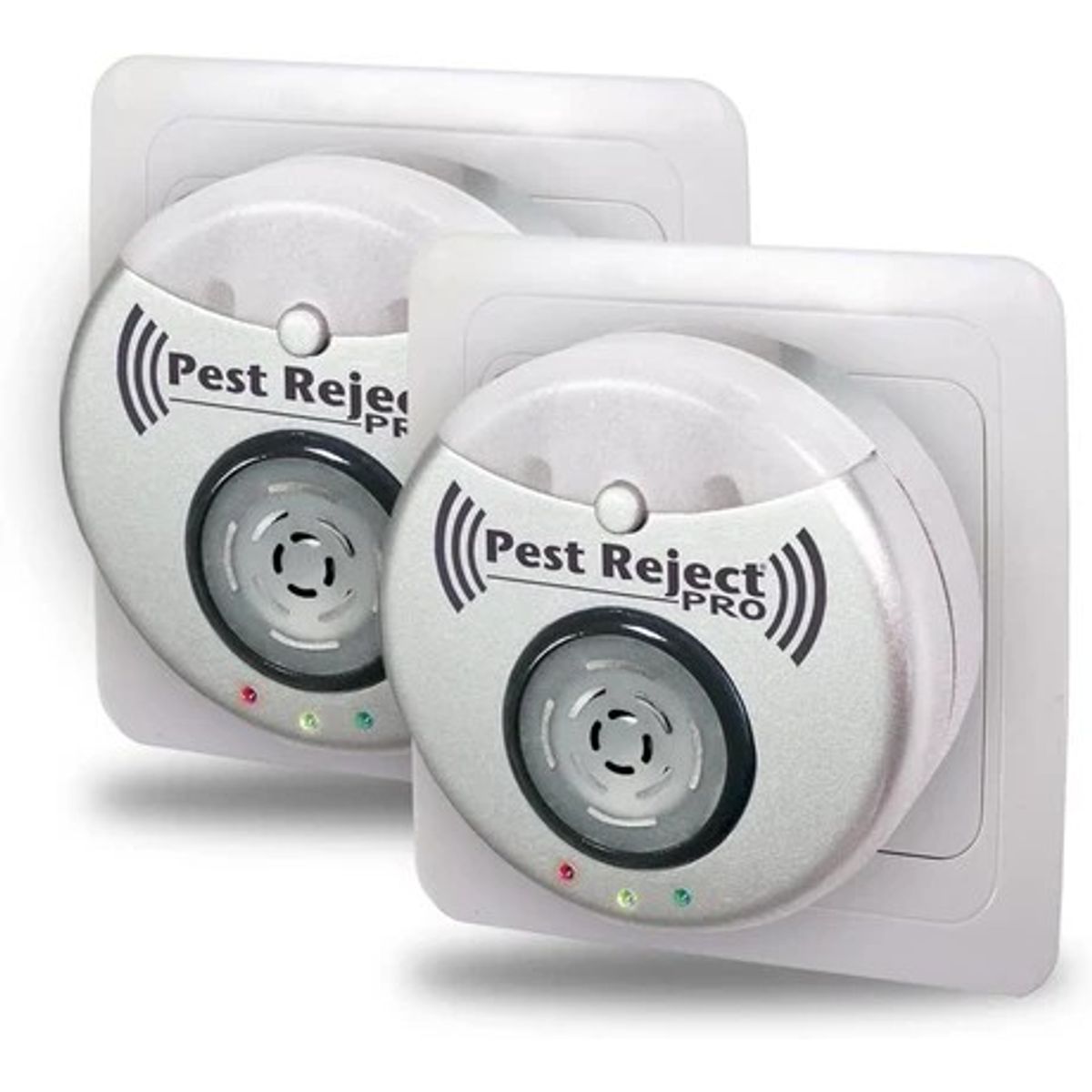 MOVI - Repelente Ultrasónico de Plagas 2 unidades Reject Pro – Control Electrónico para Insectos y Roedores