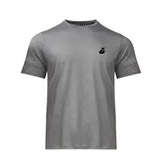 TILKI - Polera MC Polyester Pro Lehinde Gris