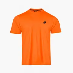 TILKI - Polera MC Polyester Pro Lehinde Naranjo