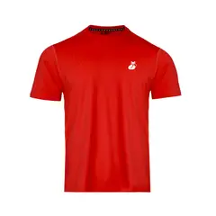 TILKI - Polera MC Polyester Pro Lehinde Rojo