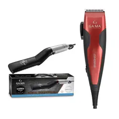 GA MA ITALY - Gama Combo Alisadora Barber Style + Cortapelos Clipper Gm566