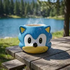 GENERICO - Taza Tazon 3d Sonic The Hedgehog
