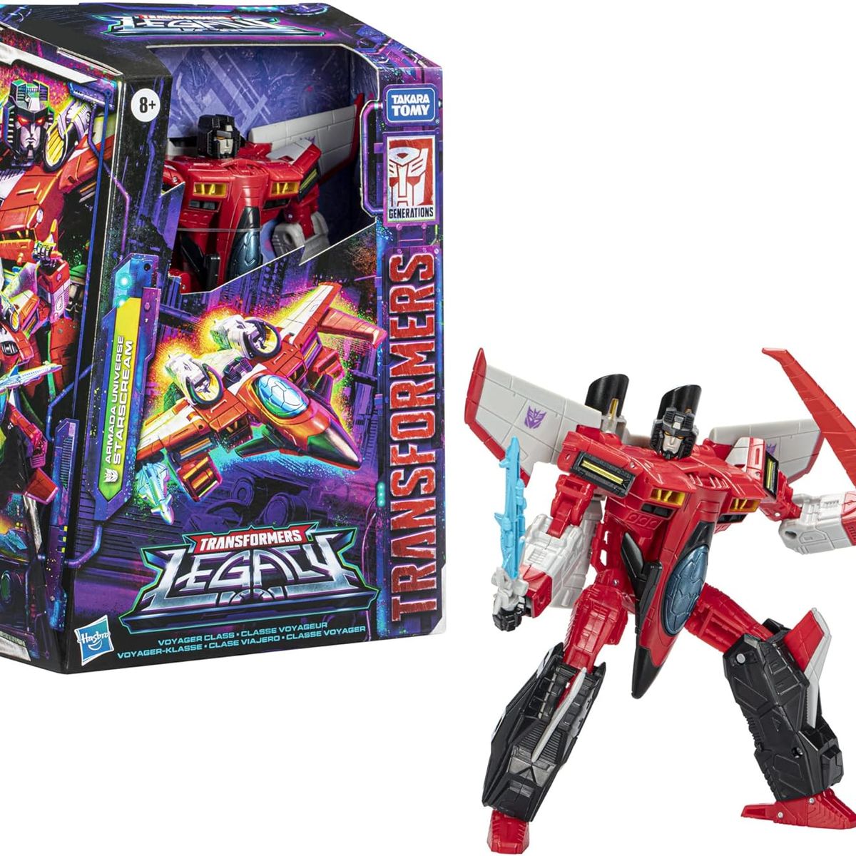 HASBRO - Armada Universe Starscream Transformers Legacy Voyager Class