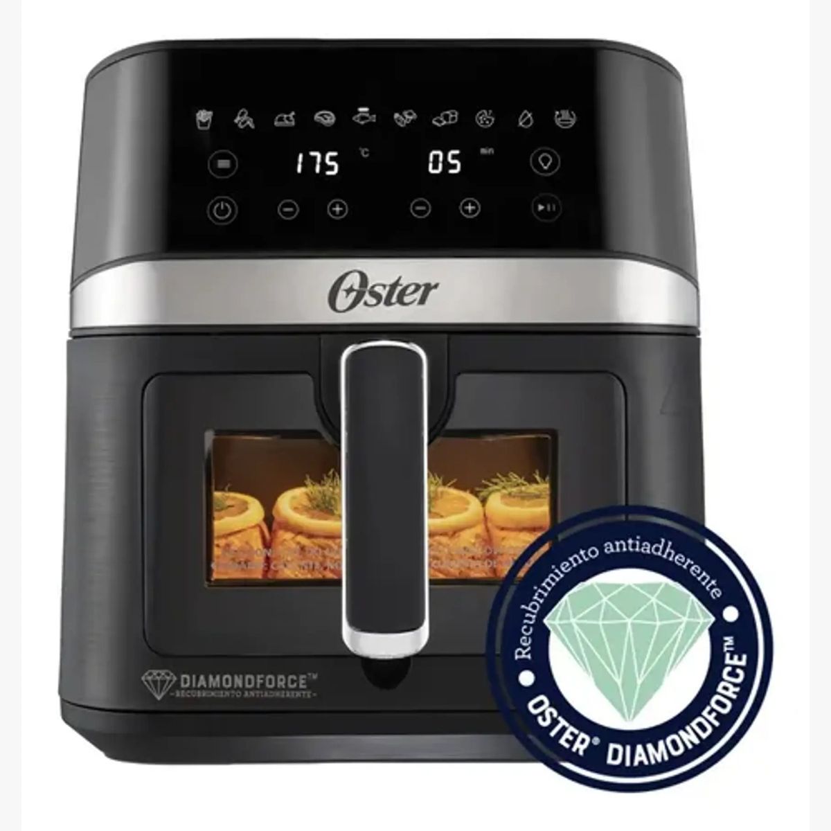 OSTER - Oster® Freidora de Aire Digital, Recubrimiento Oster® DiamondForce