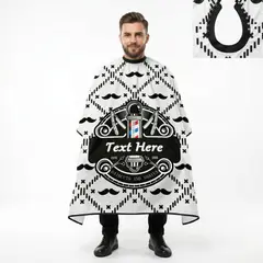 GENERICO - Capa Cuello de Goma BarberShop Color Blanco