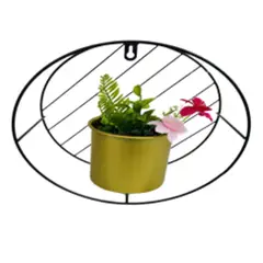 KIVARA - Repisa Flotante Porta Macetero Porta Vela Deco 24cm Circulo