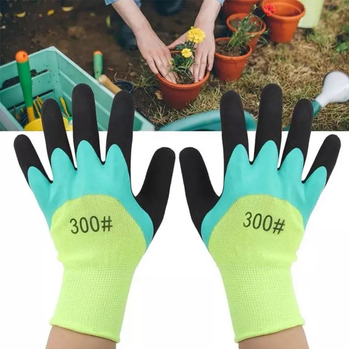 GENERICO - Guantes de Protección para Trabajo  Jardinería y Construcción