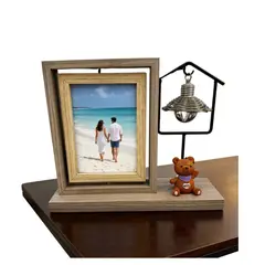 KIVARA - Marco Foto Infantil Portaretrato Giratorio 8x13 cm Perrito