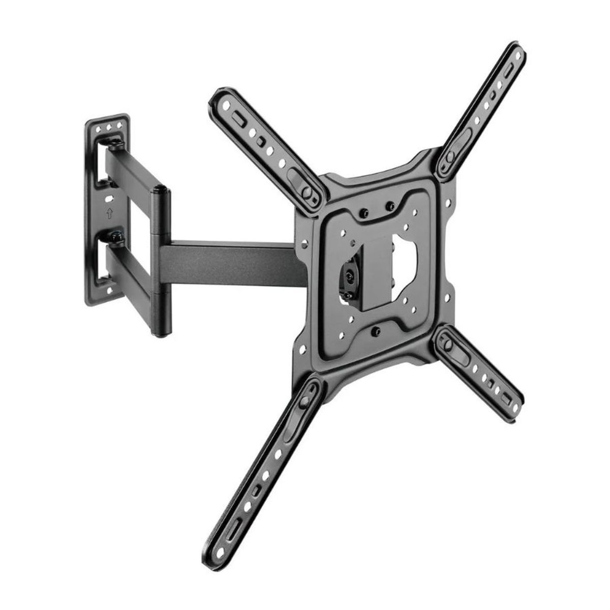 GENERICO - Soporte De Tv Con Brazo Para 26 A 65 Resiste 25 Kg Negro