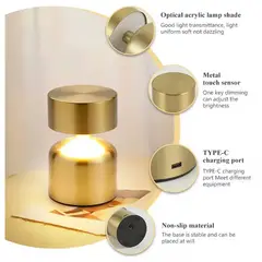 GENERICO - Lampara De Mesa Led Flexible Usb Con Gancho Para Mesa