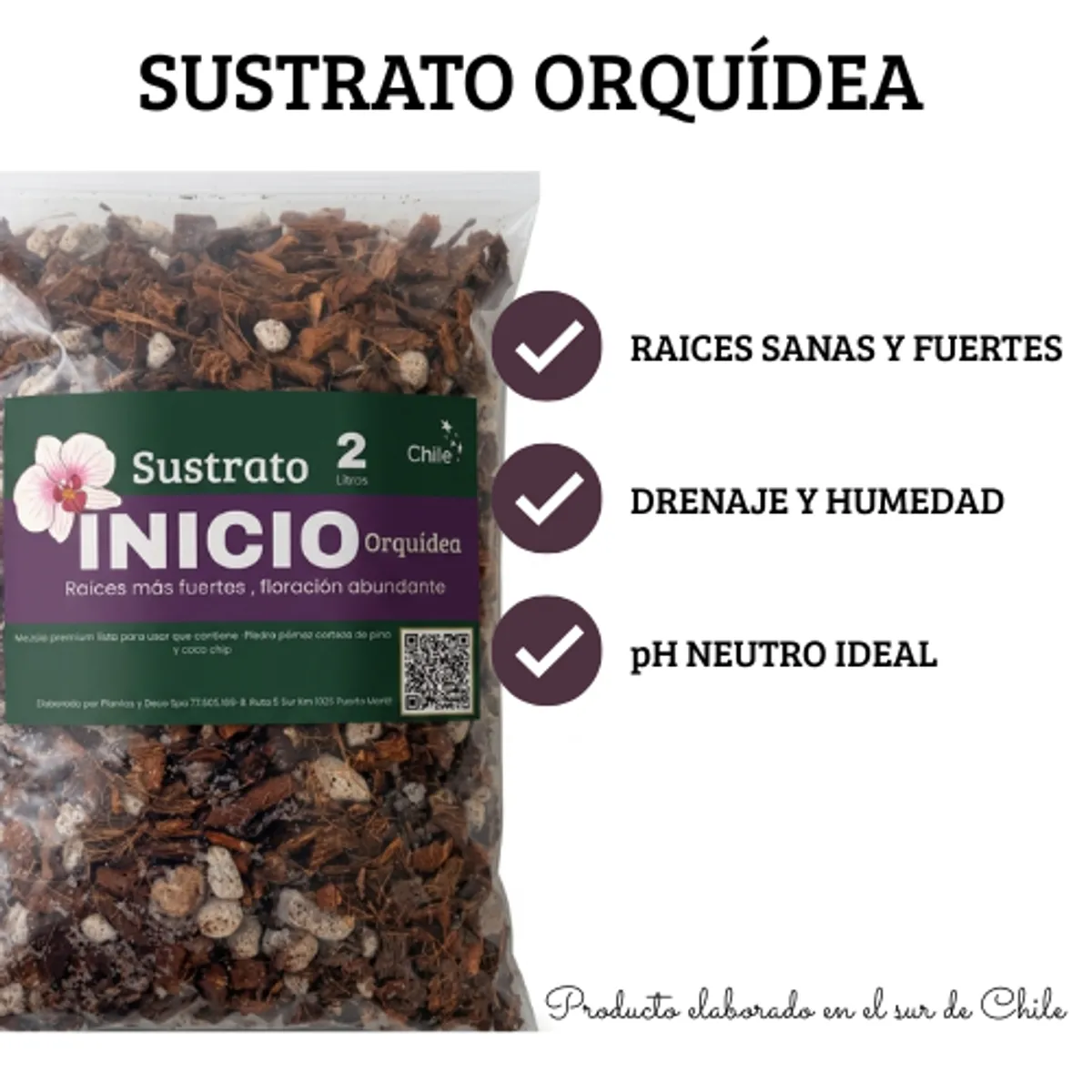 GENERICO - Sustrato inicio orquidea + fertilizante