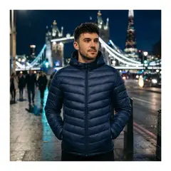 EKOL TACTICA MILITAR - Chaqueta Parka Térmica Azul Comodidad y Calce Perfecto